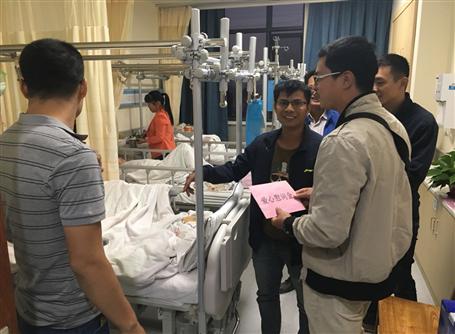 雪中送炭三九暖，愛心慰問家人情 記探望同事吳宇家人