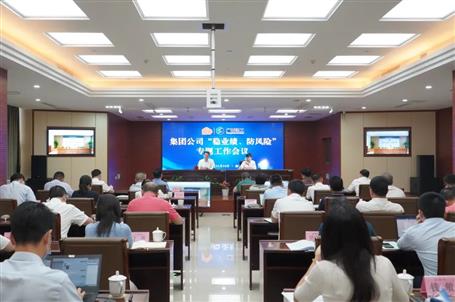 集團公司“穩(wěn)業(yè)績、防風險”專題工作會議召開
