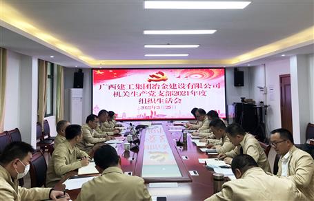 公司機(jī)關(guān)生產(chǎn)黨支部召開2021年度組織生活會