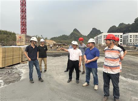 韋克雪到廣東公司項目調(diào)研指導(dǎo)工作